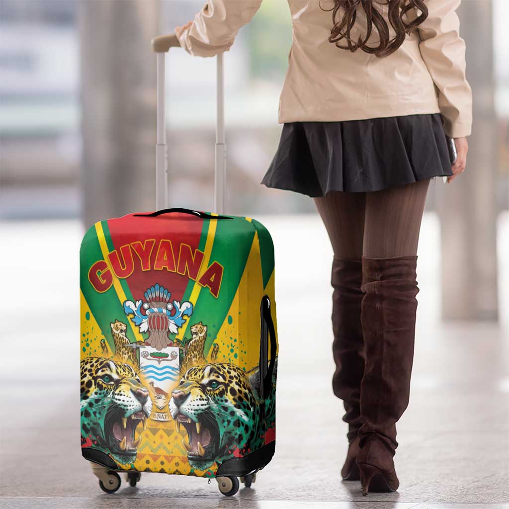Guyana Emancipation Day Luggage Cover Guyanese And Pride LT05
