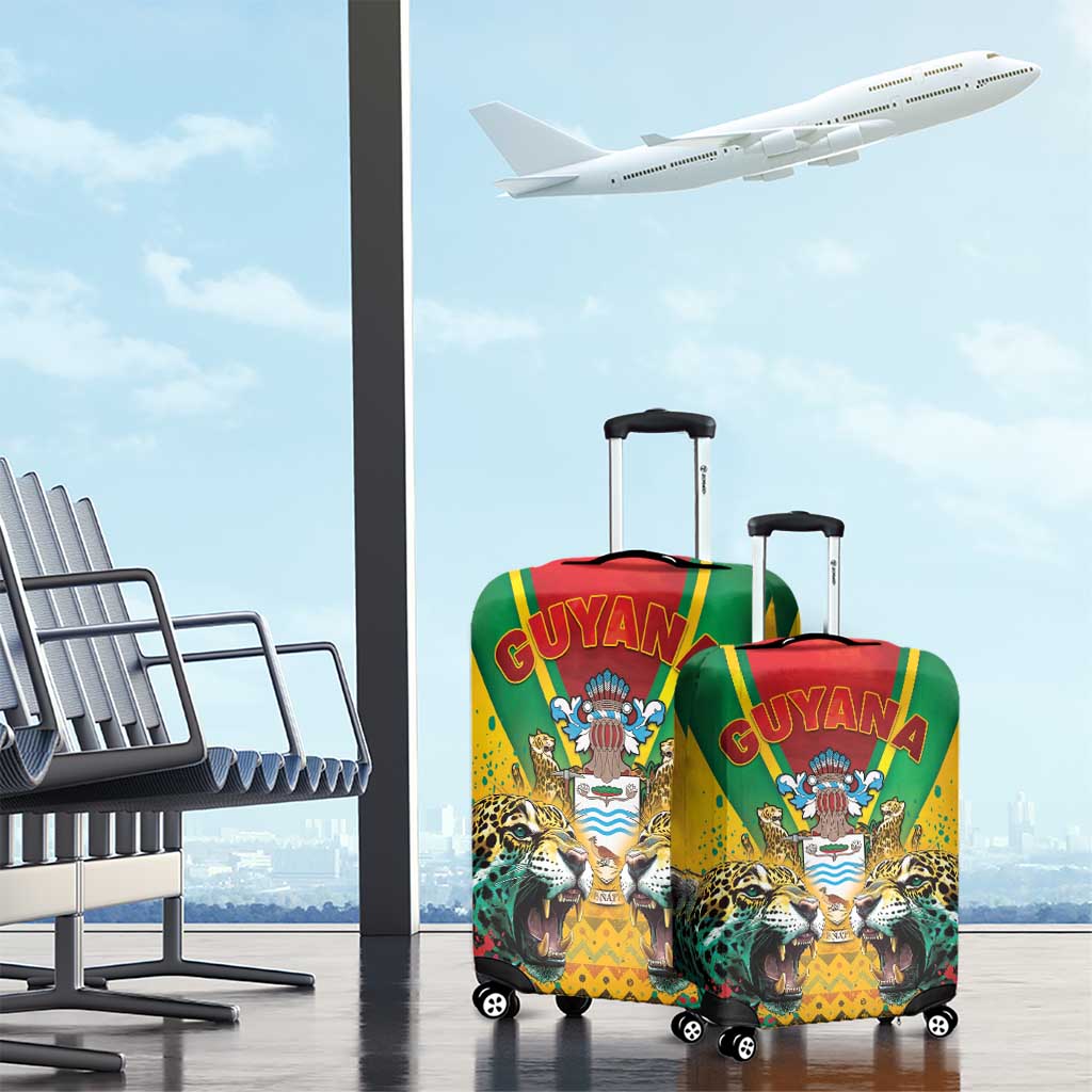 Guyana Emancipation Day Luggage Cover Guyanese And Pride LT05
