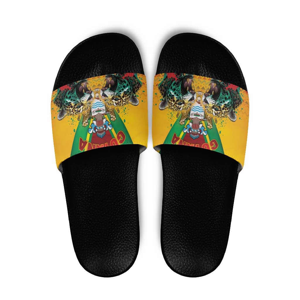 Guyana Emancipation Day Slide Sandals Guyanese And Pride LT05