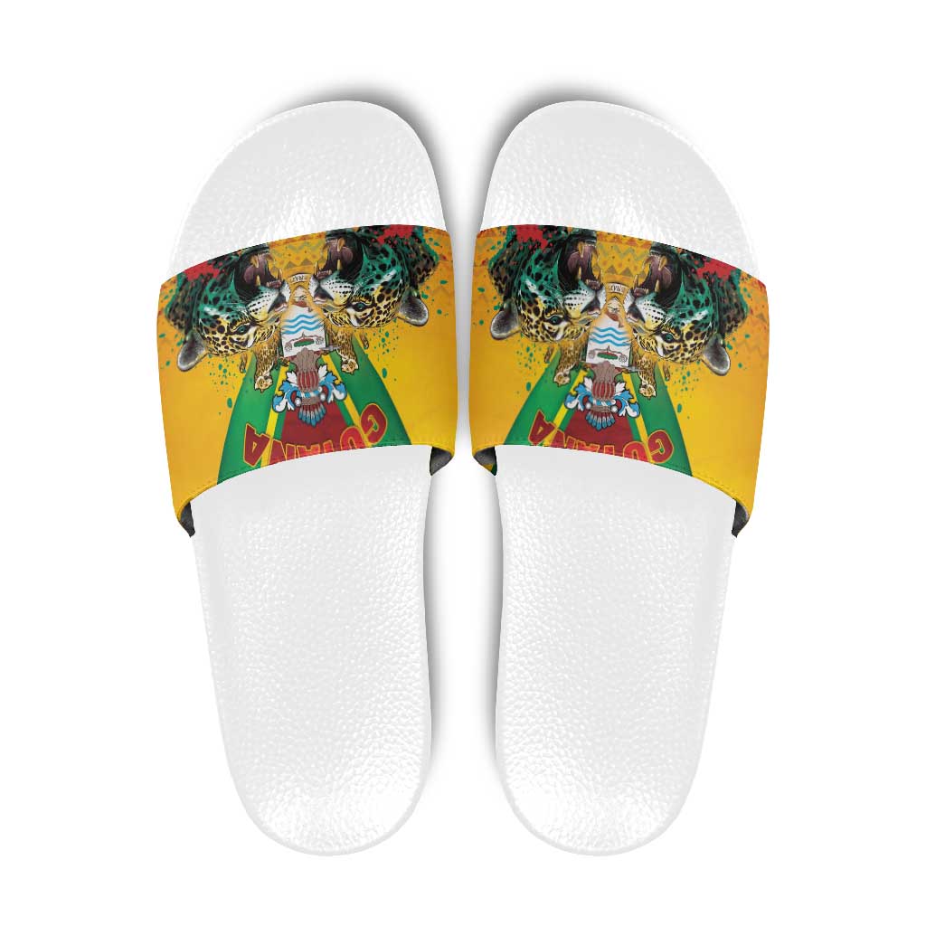 Guyana Emancipation Day Slide Sandals Guyanese And Pride LT05