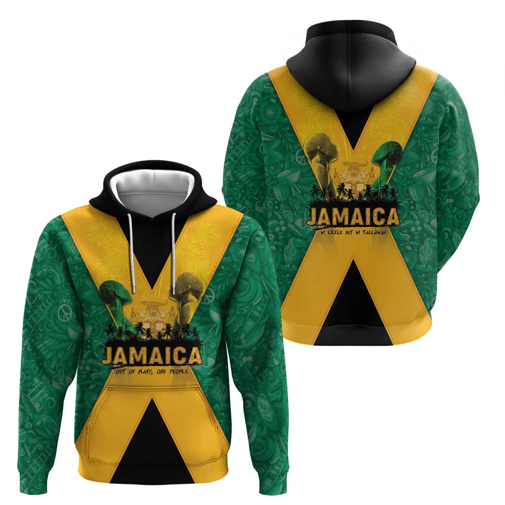 Jamaica Emancipation Day Hoodie Wi Likkle But Wi Tallawah LT05