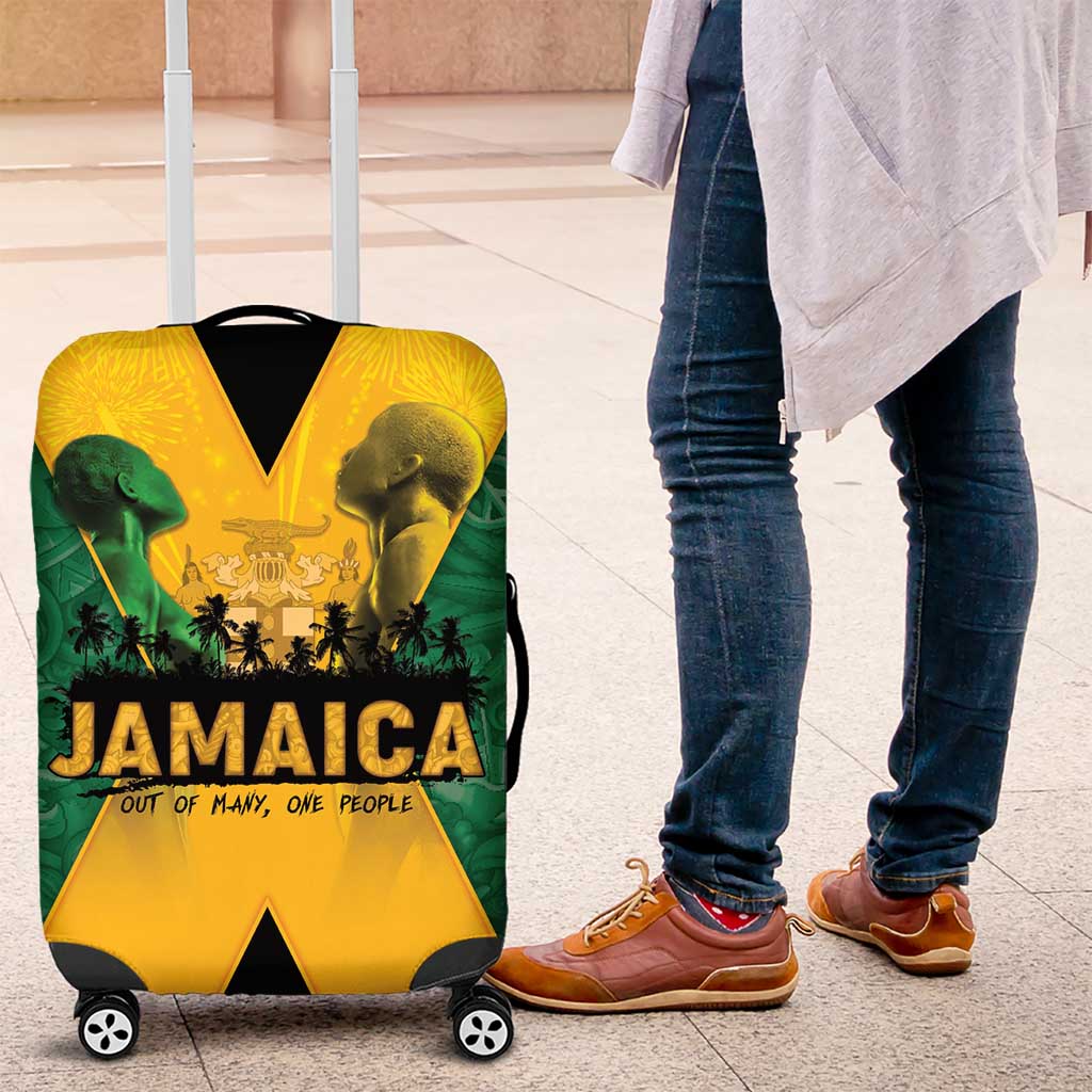 Jamaica Emancipation Day Luggage Cover Wi Likkle But Wi Tallawah LT05