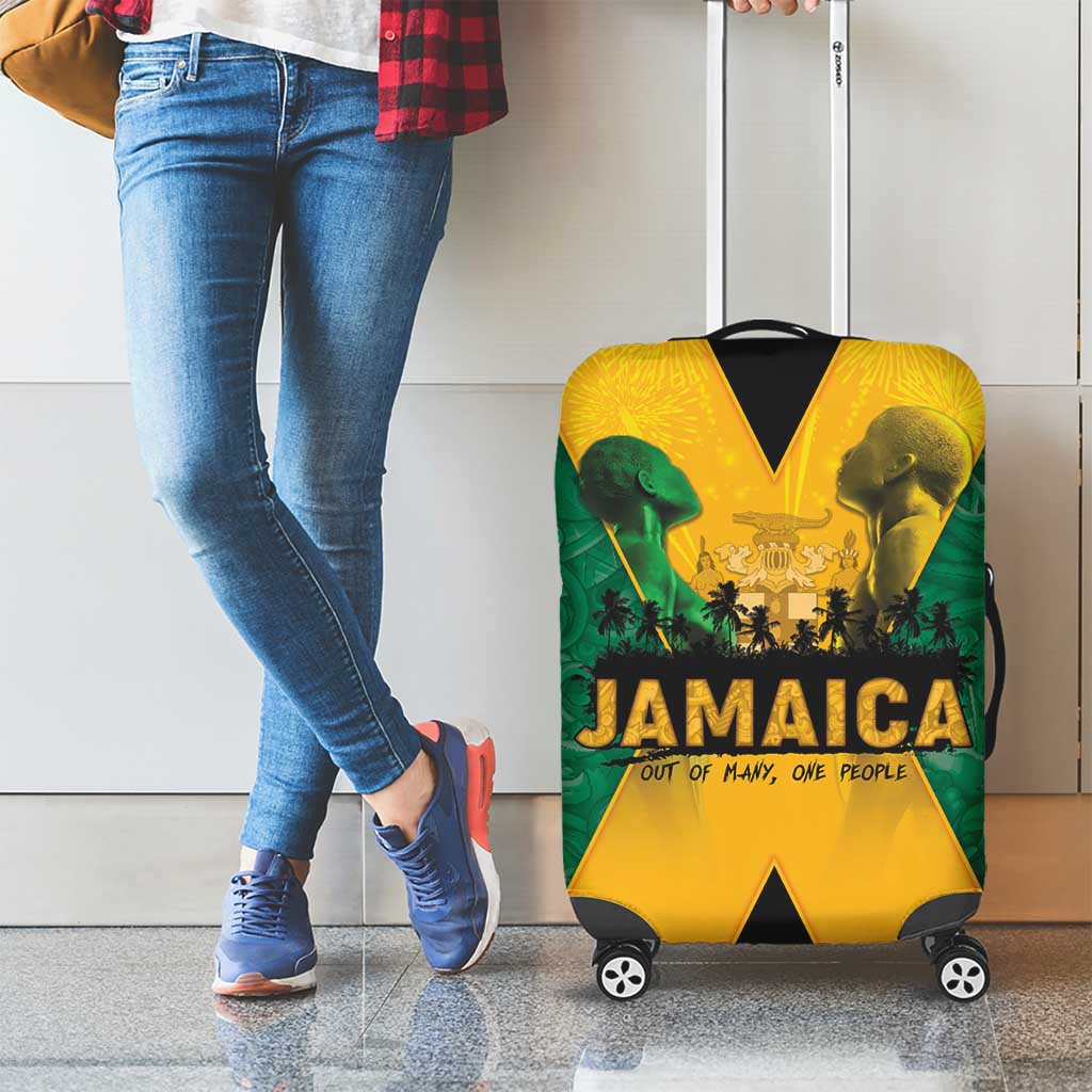 Jamaica Emancipation Day Luggage Cover Wi Likkle But Wi Tallawah LT05