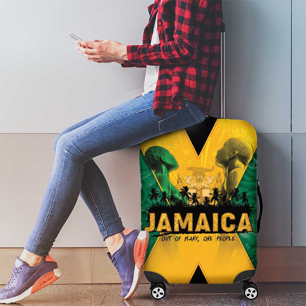 Jamaica Emancipation Day Luggage Cover Wi Likkle But Wi Tallawah LT05