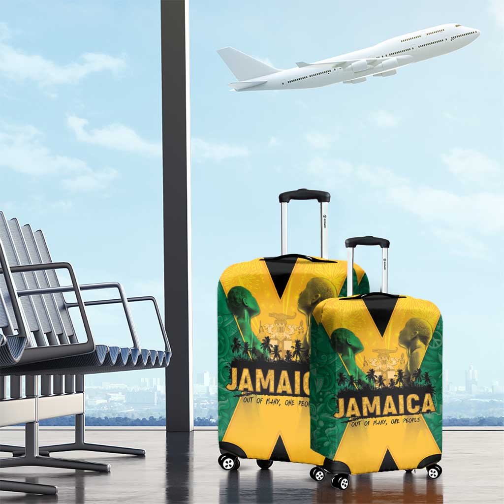 Jamaica Emancipation Day Luggage Cover Wi Likkle But Wi Tallawah LT05