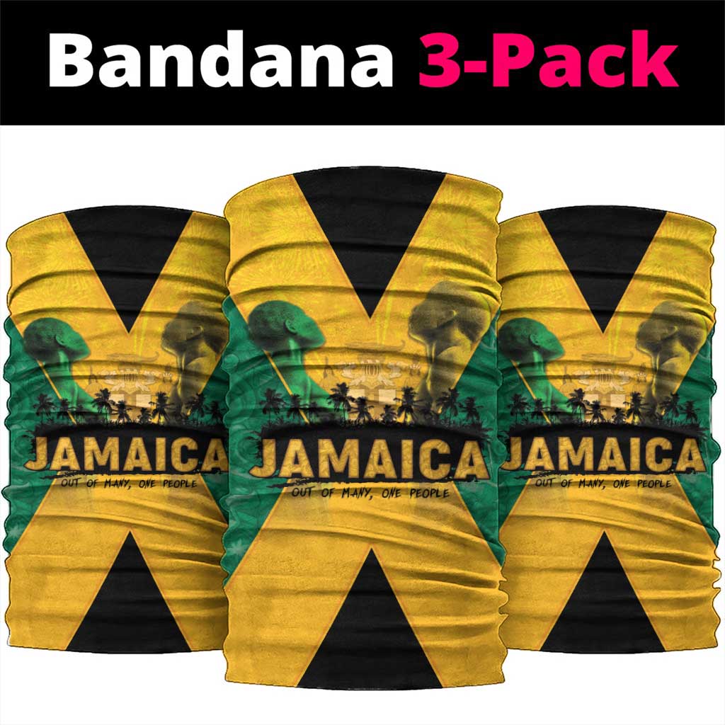 Jamaica Emancipation Day Neck Gaiter Wi Likkle But Wi Tallawah LT05