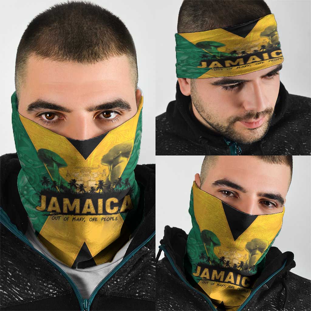 Jamaica Emancipation Day Neck Gaiter Wi Likkle But Wi Tallawah LT05