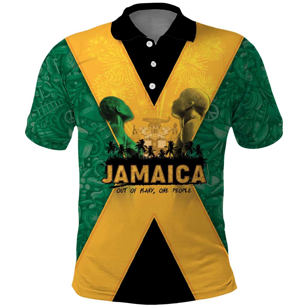 Jamaica Emancipation Day Polo Shirt Wi Likkle But Wi Tallawah LT05
