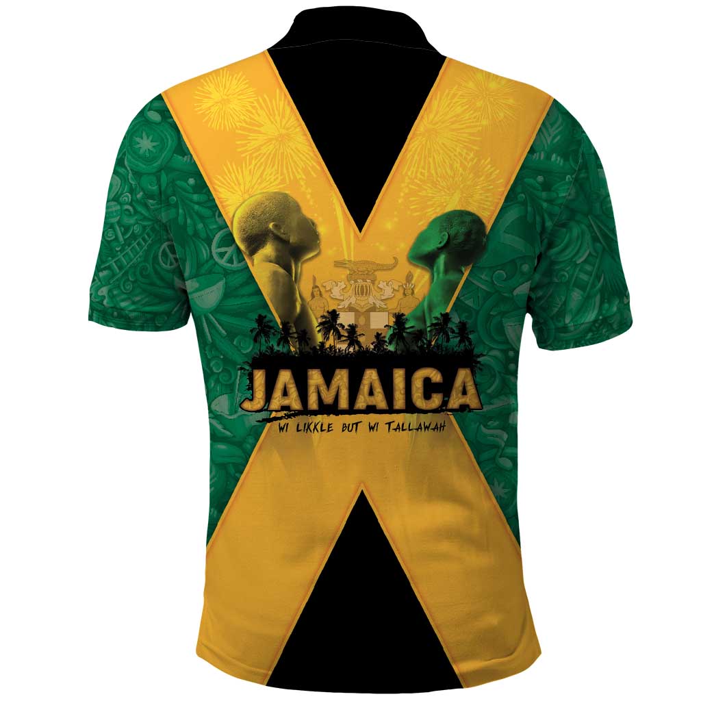 Jamaica Emancipation Day Polo Shirt Wi Likkle But Wi Tallawah LT05