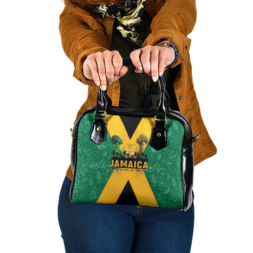 Jamaica Emancipation Day Shoulder Handbag Wi Likkle But Wi Tallawah LT05