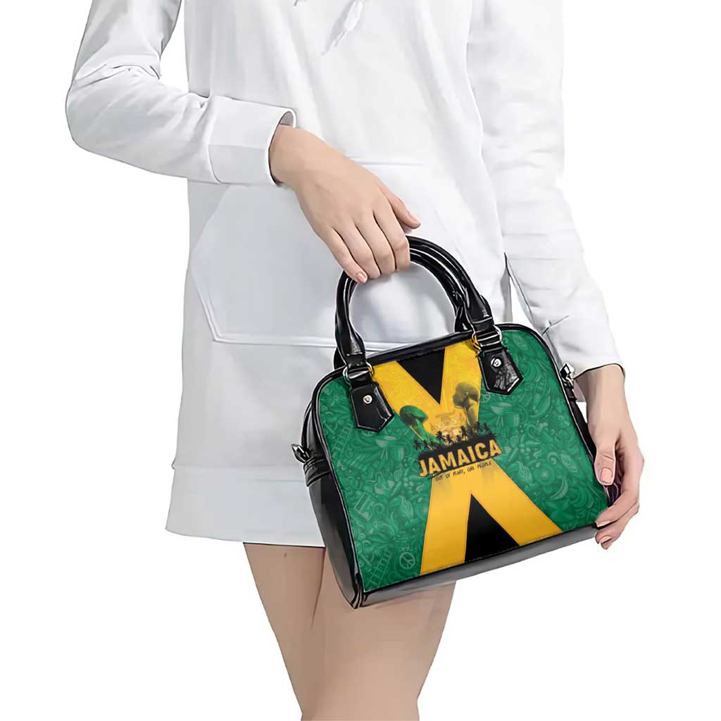 Jamaica Emancipation Day Shoulder Handbag Wi Likkle But Wi Tallawah LT05