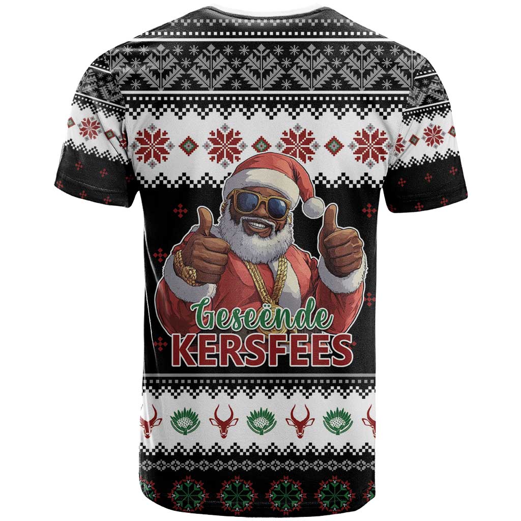 South Africa Christmas T shirt Hip Hop Santa Claus LT05