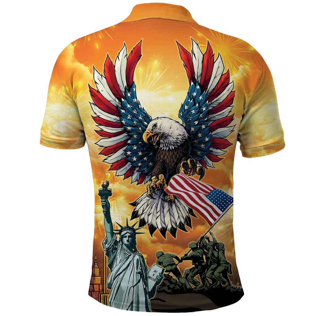 United States Fourth Of July Polo Shirt Happy Independence Day LT05