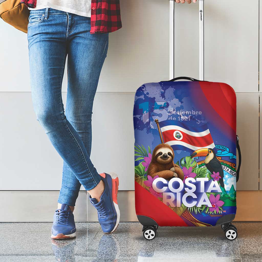 Costa Rica Independence Day Luggage Cover 204 Years Of Freedom LT05