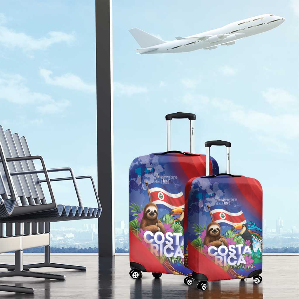 Costa Rica Independence Day Luggage Cover 204 Years Of Freedom LT05