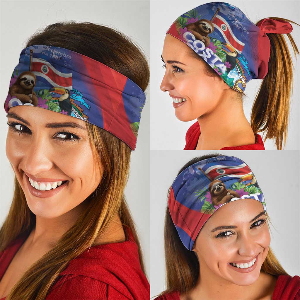 Costa Rica Independence Day Neck Gaiter 204 Years Of Freedom LT05