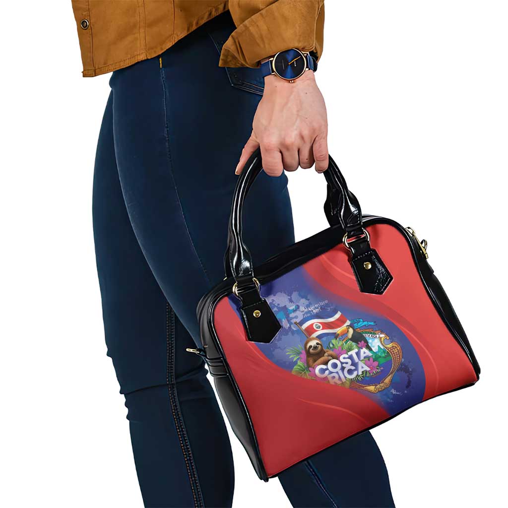 Costa Rica Independence Day Shoulder Handbag 204 Years Of Freedom LT05