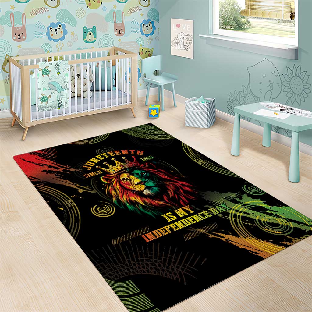 Juneteenth Is My Independence Day Area Rug LT05