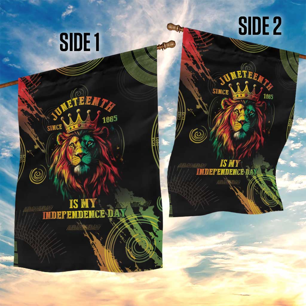 Juneteenth Is My Independence Day Garden Flag LT05