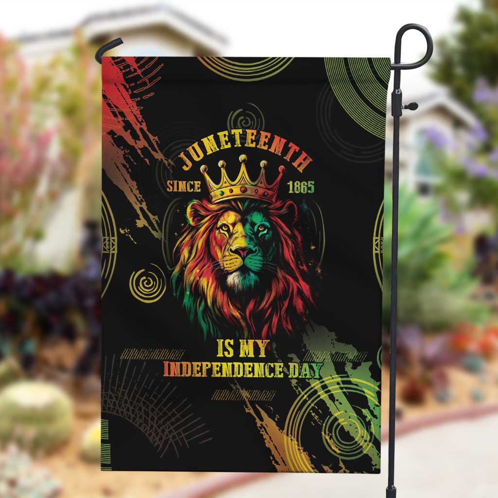 Juneteenth Is My Independence Day Garden Flag LT05