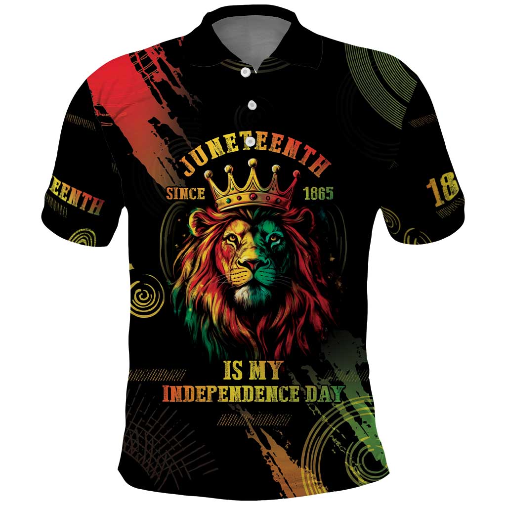 Juneteenth Is My Independence Day Polo Shirt LT05