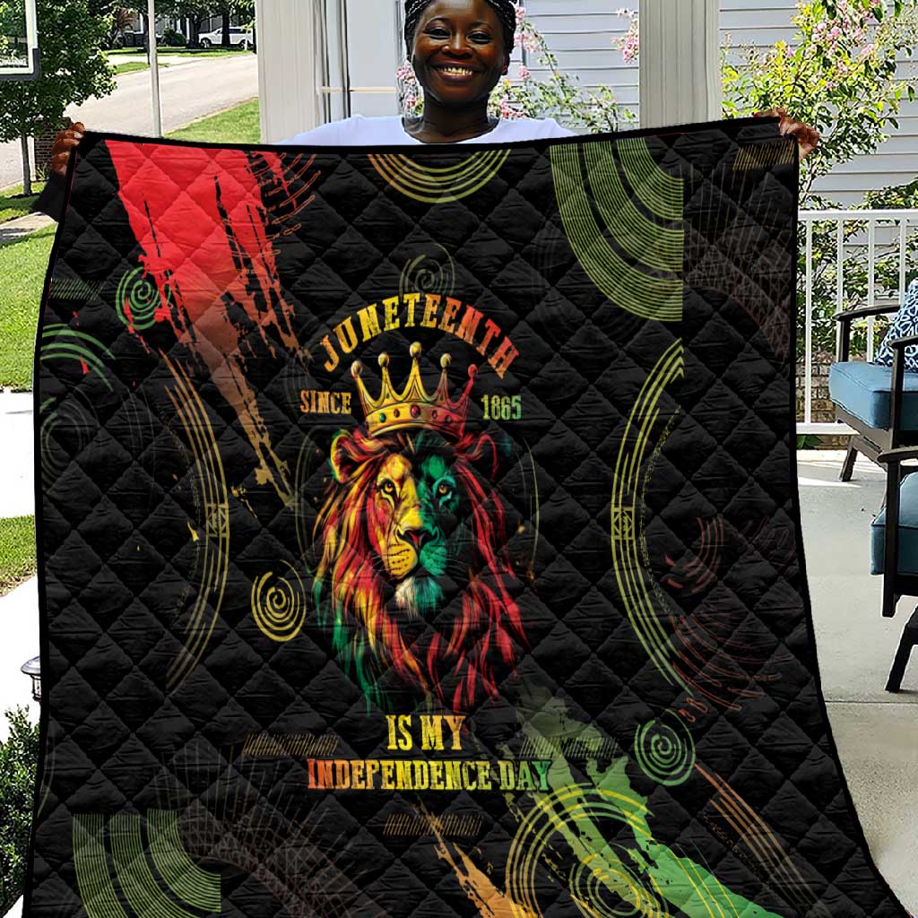 Juneteenth Is My Independence Day Quilt LT05