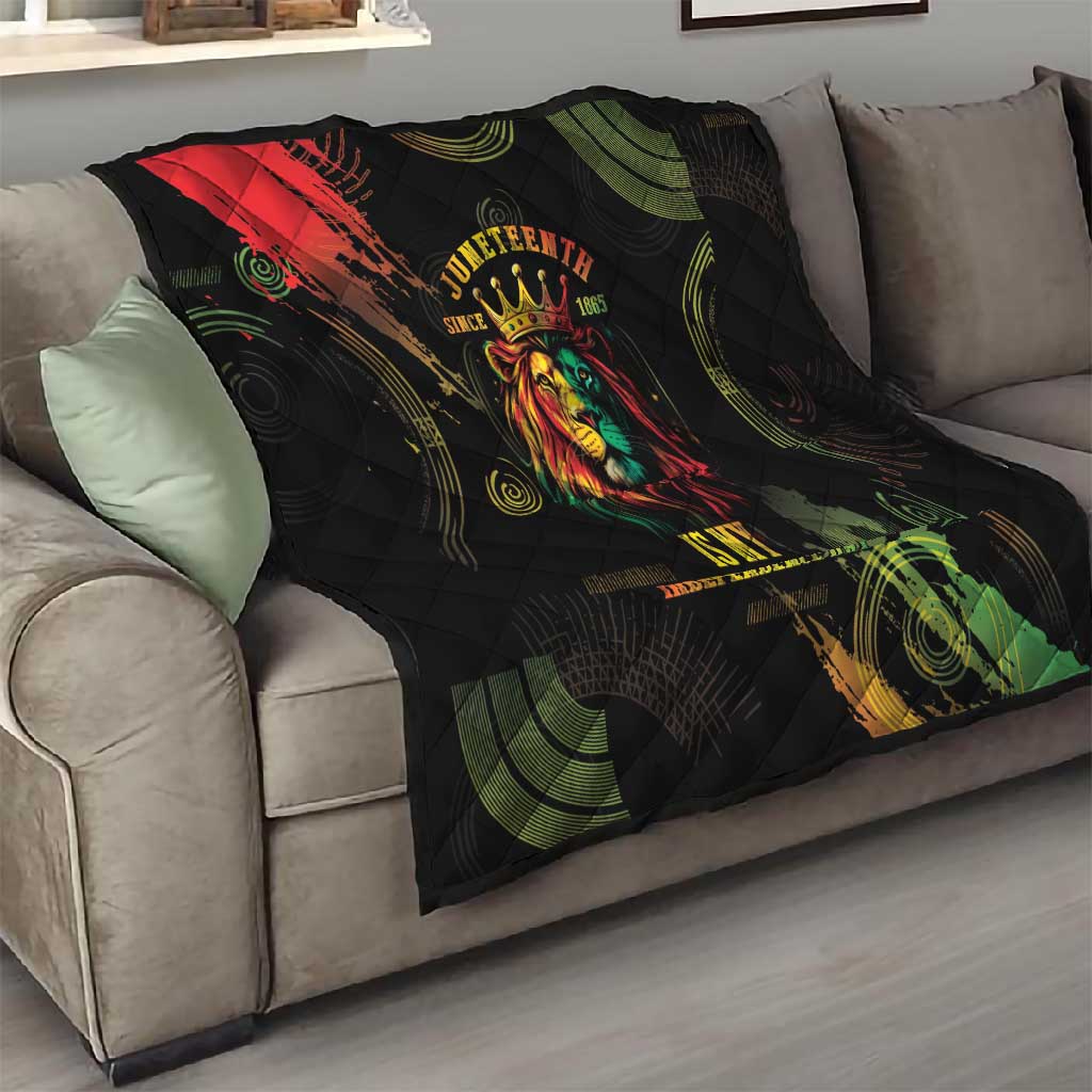 Juneteenth Is My Independence Day Quilt LT05