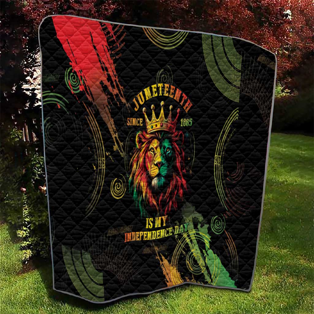 Juneteenth Is My Independence Day Quilt LT05