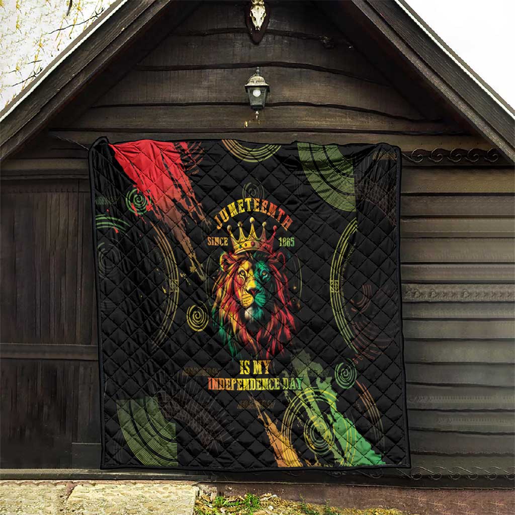 Juneteenth Is My Independence Day Quilt LT05