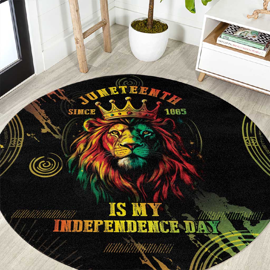 Juneteenth Is My Independence Day Round Carpet LT05