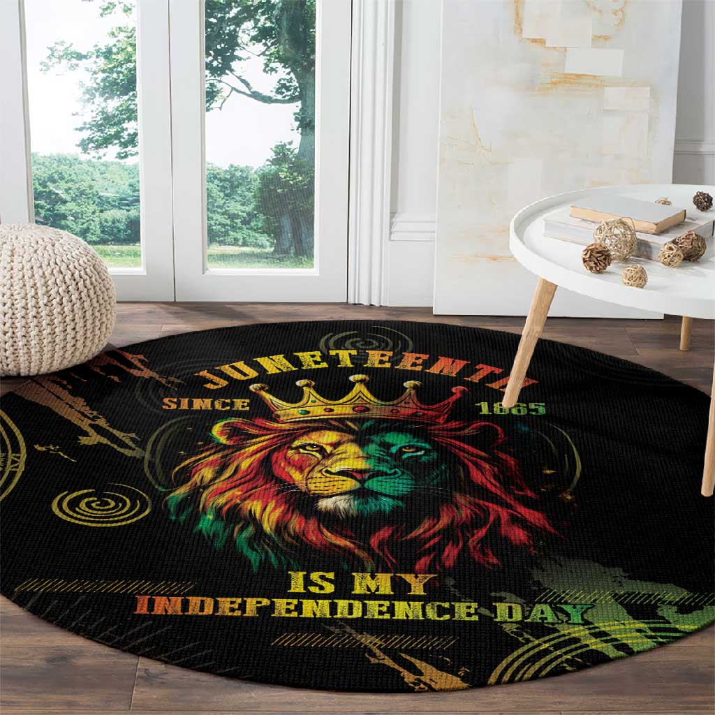 Juneteenth Is My Independence Day Round Carpet LT05