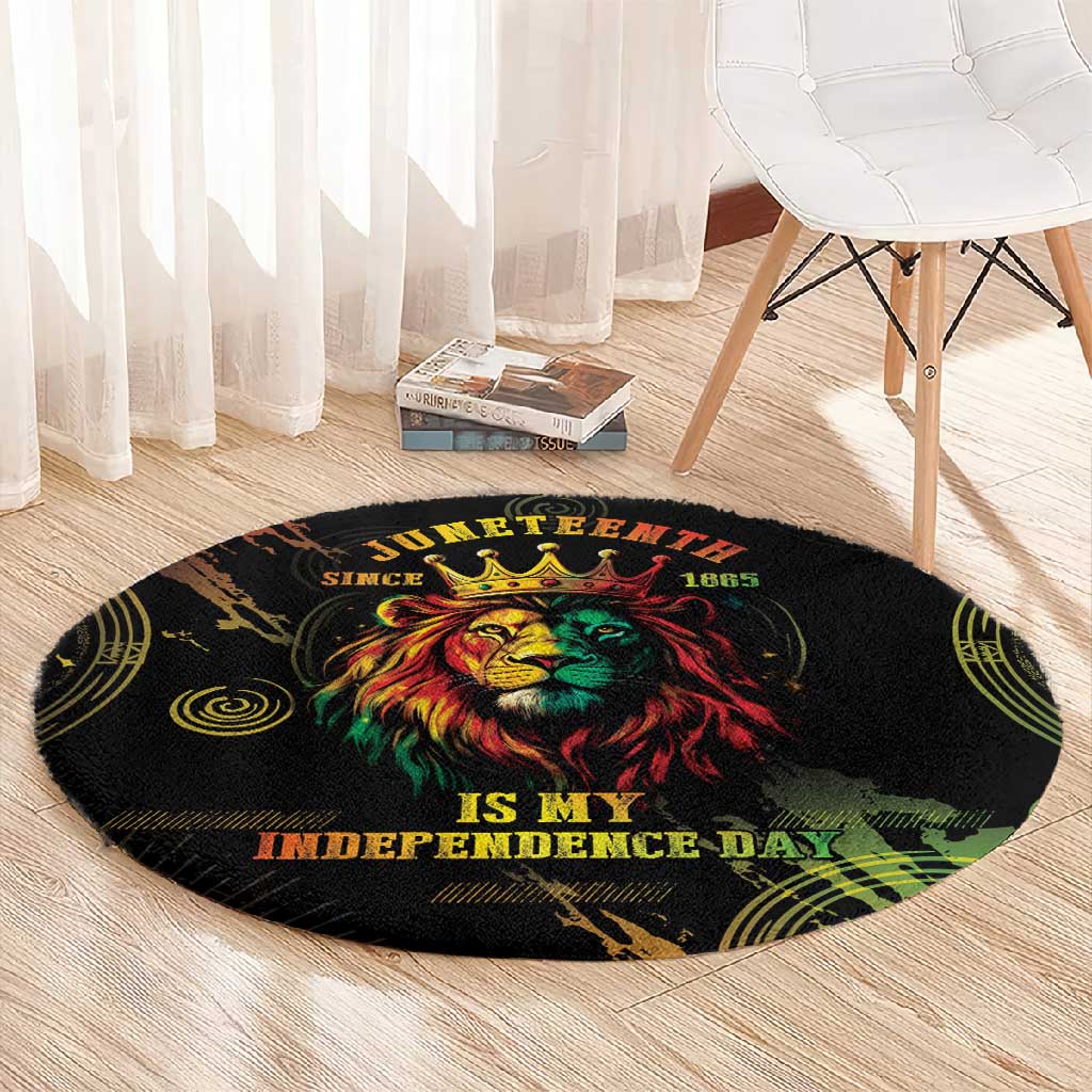 Juneteenth Is My Independence Day Round Carpet LT05