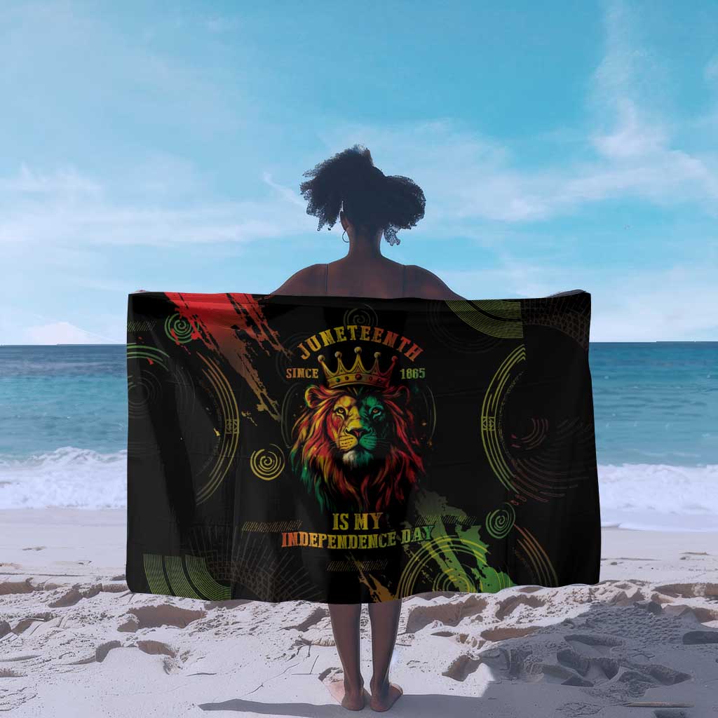Juneteenth Is My Independence Day Sarong LT05