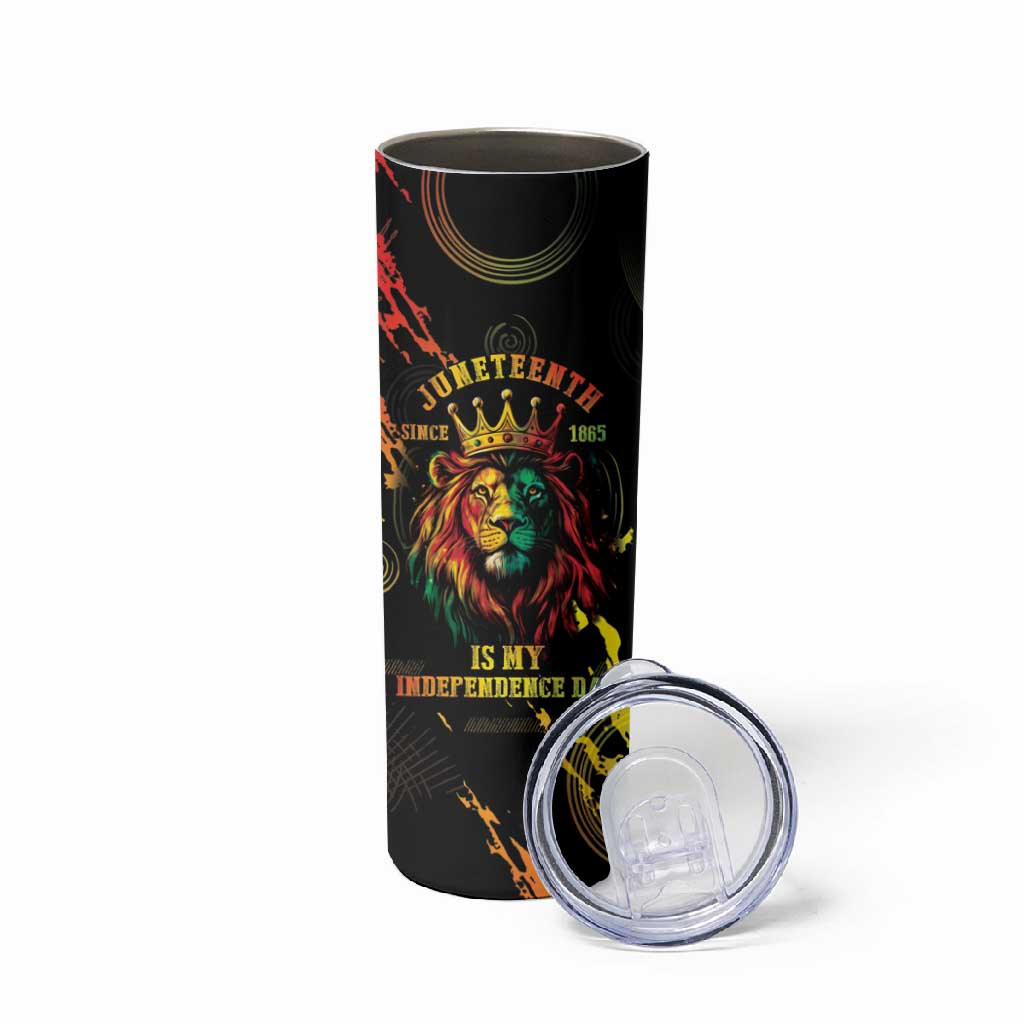 Juneteenth Is My Independence Day Skinny Tumbler LT05