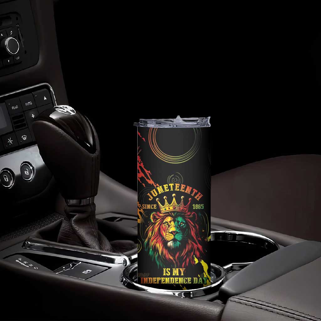 Juneteenth Is My Independence Day Skinny Tumbler LT05