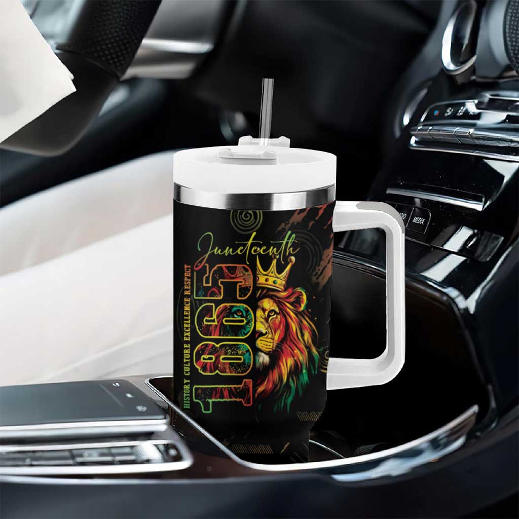 Juneteenth Is My Independence Day Tumbler With Handle LT05