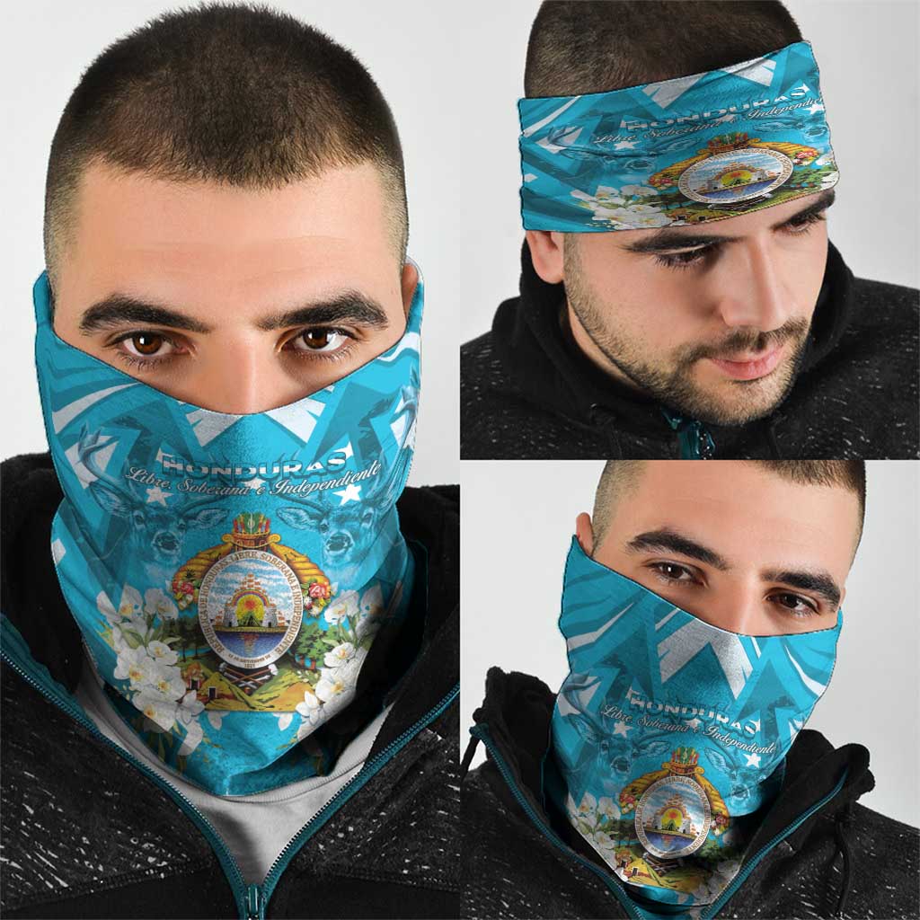 Honduras Independence Day Neck Gaiter Coat Of Arms Special Style LT05