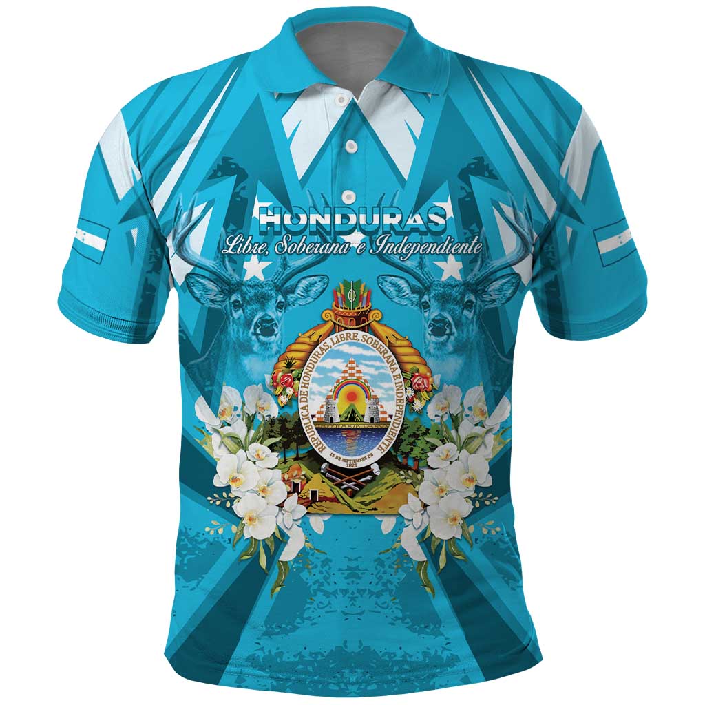 Honduras Independence Day Polo Shirt Coat Of Arms Special Style LT05