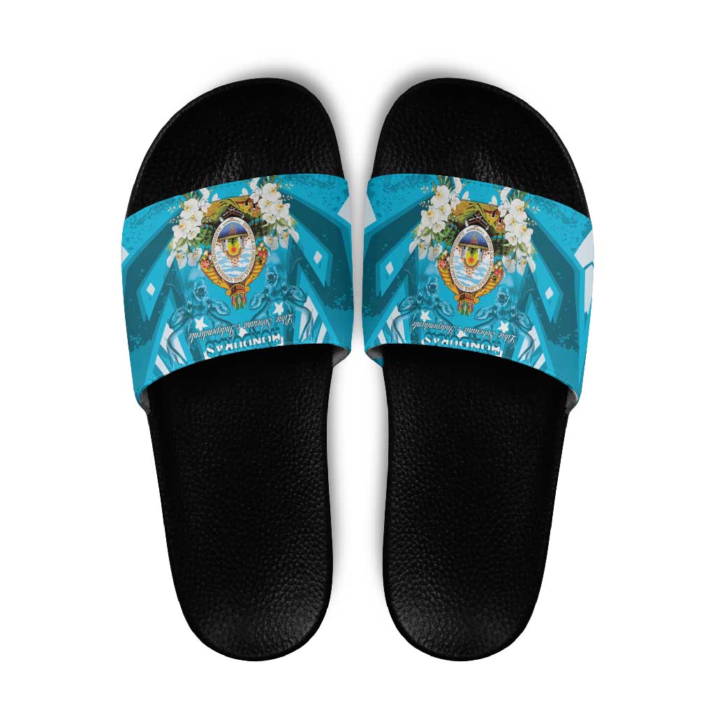 Honduras Independence Day Slide Sandals Coat Of Arms Special Style LT05