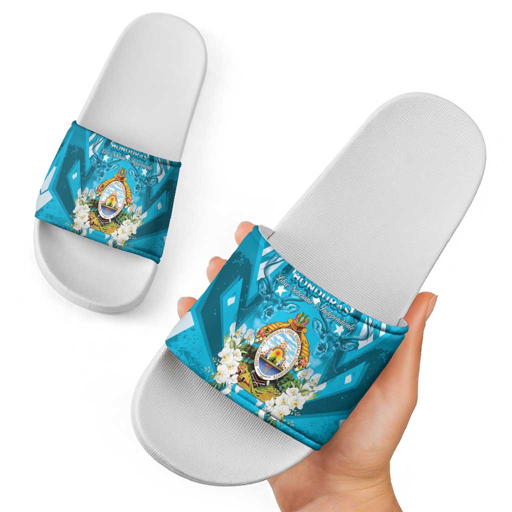 Honduras Independence Day Slide Sandals Coat Of Arms Special Style LT05