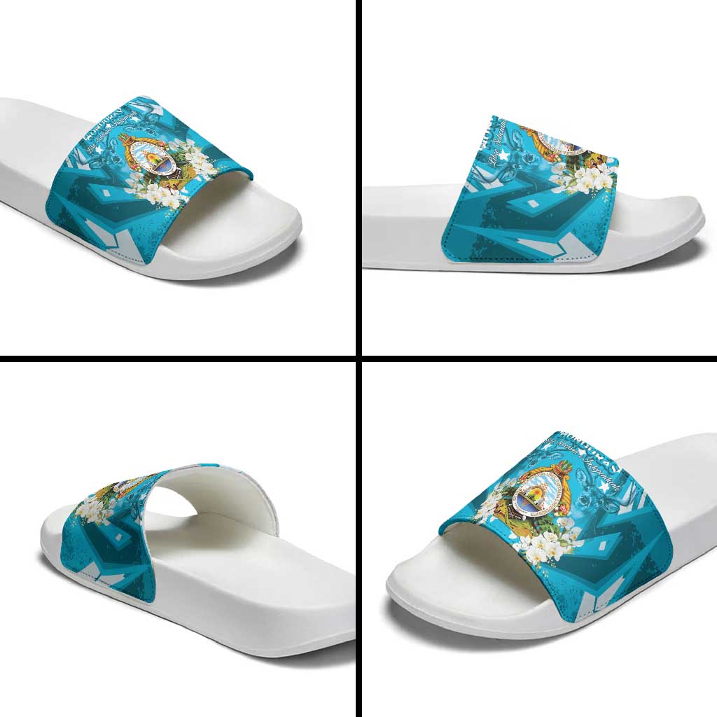 Honduras Independence Day Slide Sandals Coat Of Arms Special Style LT05