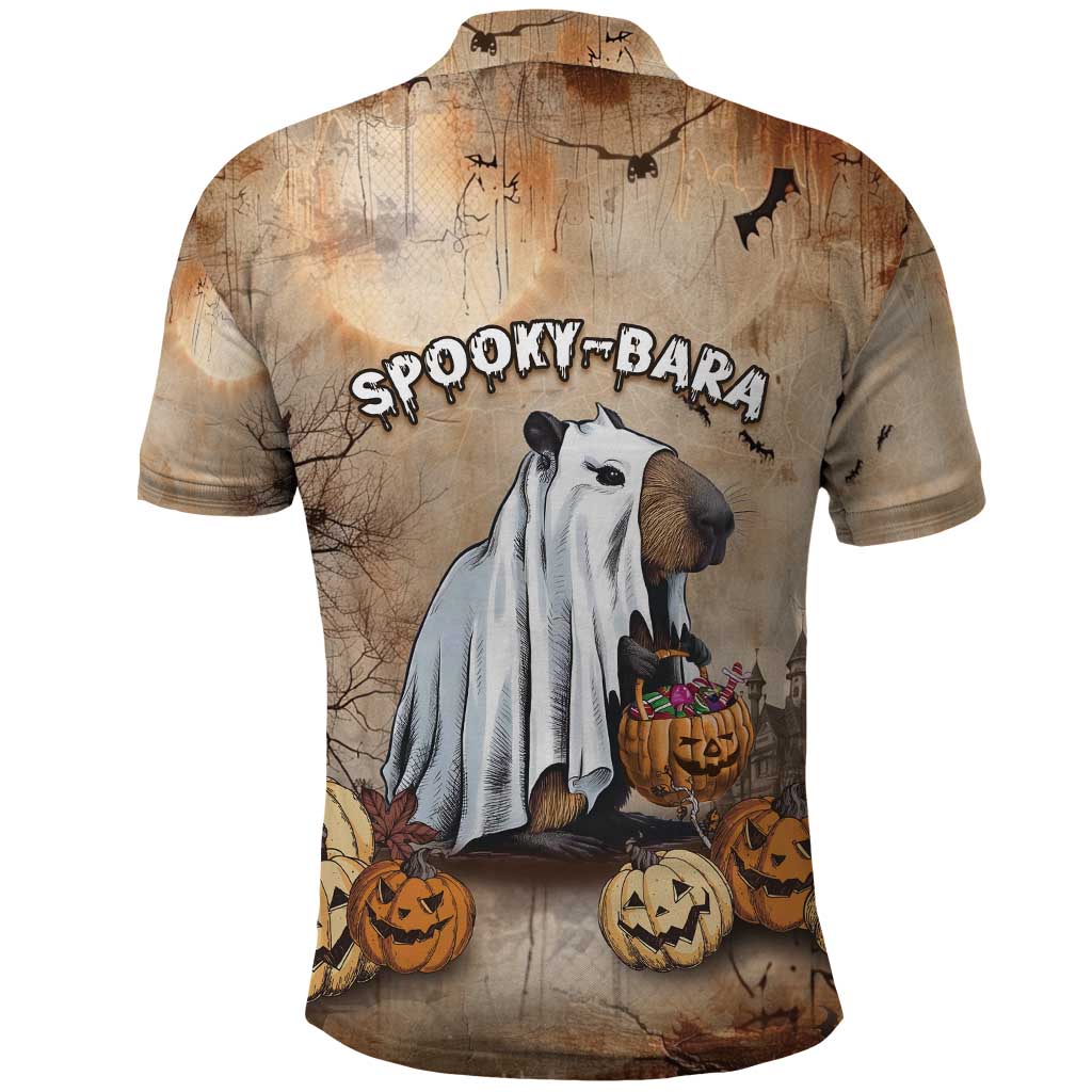 Halloween Capy Boo Ra Polo Shirt Spooky Bara Season LT05