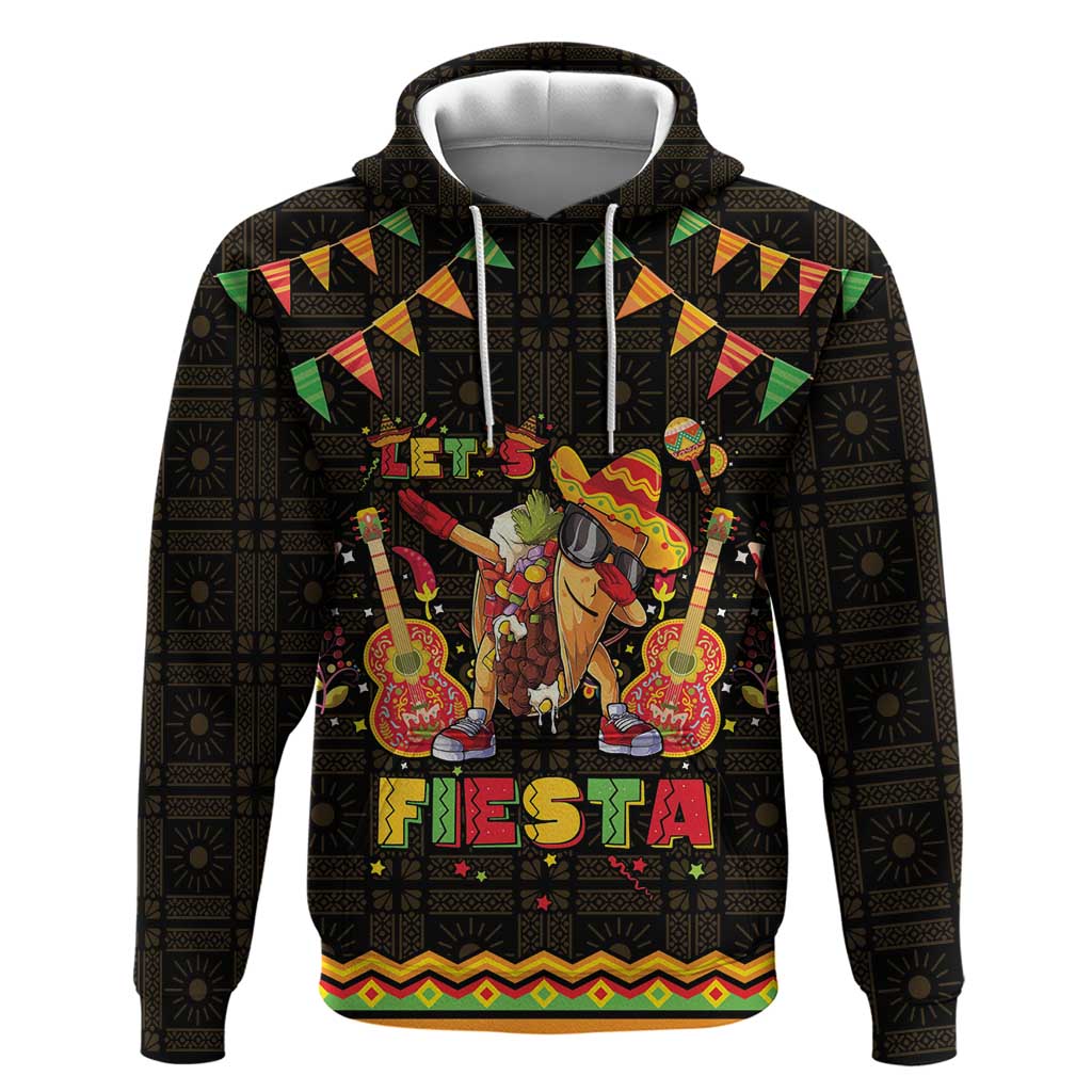 Mexico Cinco De Mayo Hoodie Let's Fiesta Dabbing Taco LT05