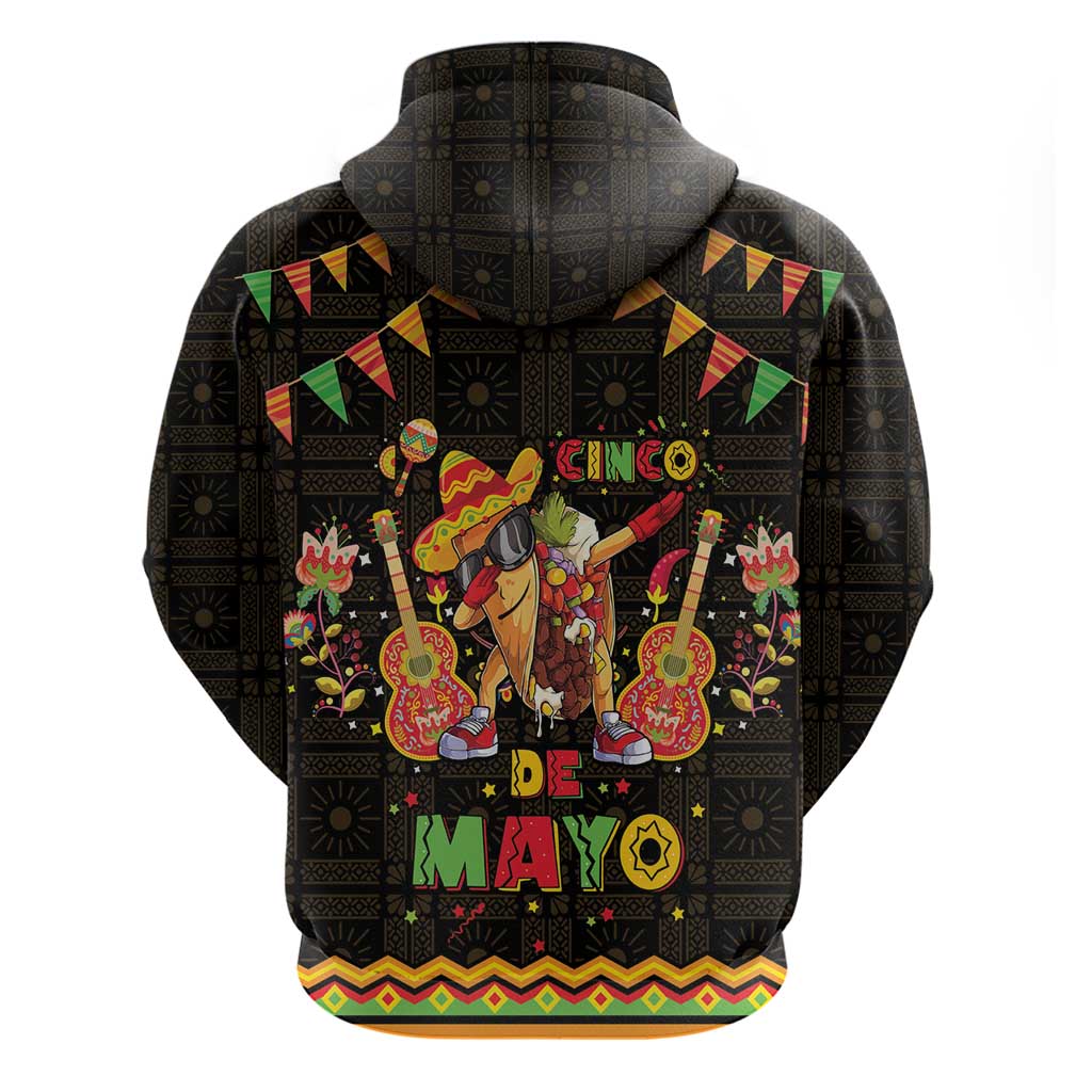 Mexico Cinco De Mayo Hoodie Let's Fiesta Dabbing Taco LT05