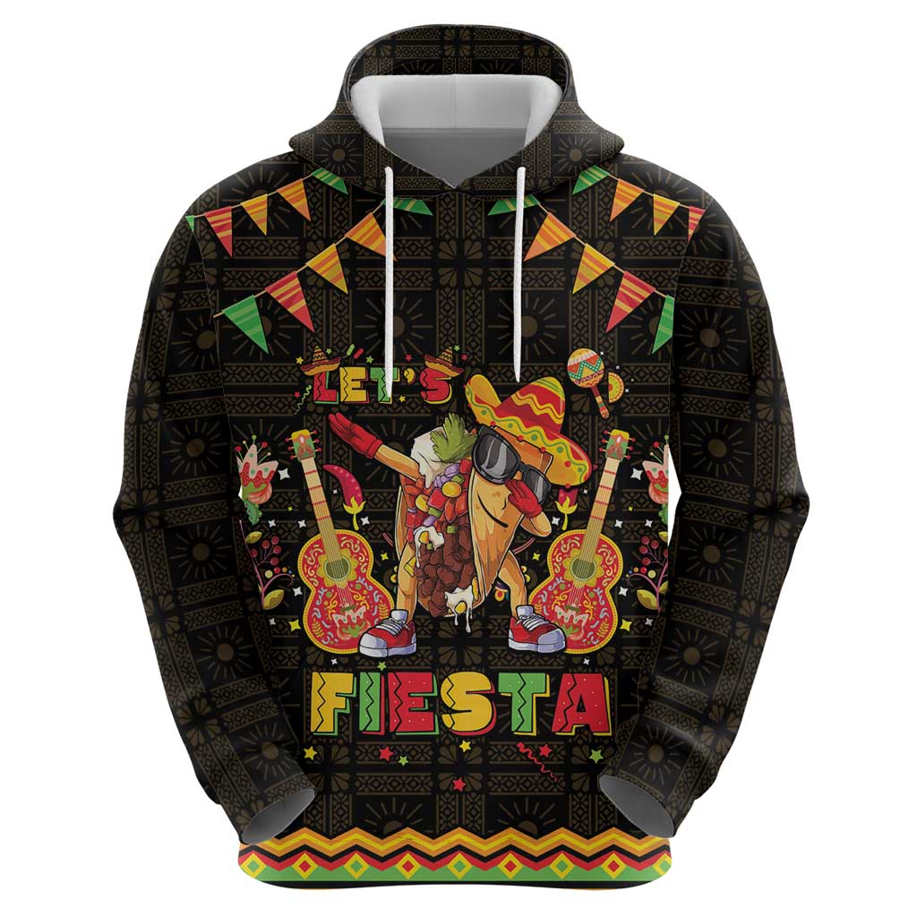 Mexico Cinco De Mayo Hoodie Let's Fiesta Dabbing Taco LT05
