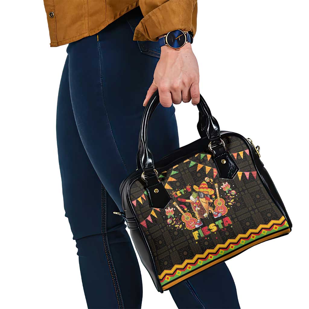 Mexico Cinco De Mayo Shoulder Handbag Let's Fiesta Dabbing Taco LT05