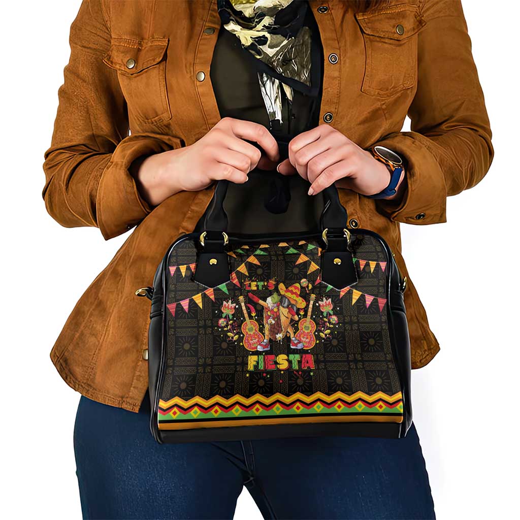 Mexico Cinco De Mayo Shoulder Handbag Let's Fiesta Dabbing Taco LT05