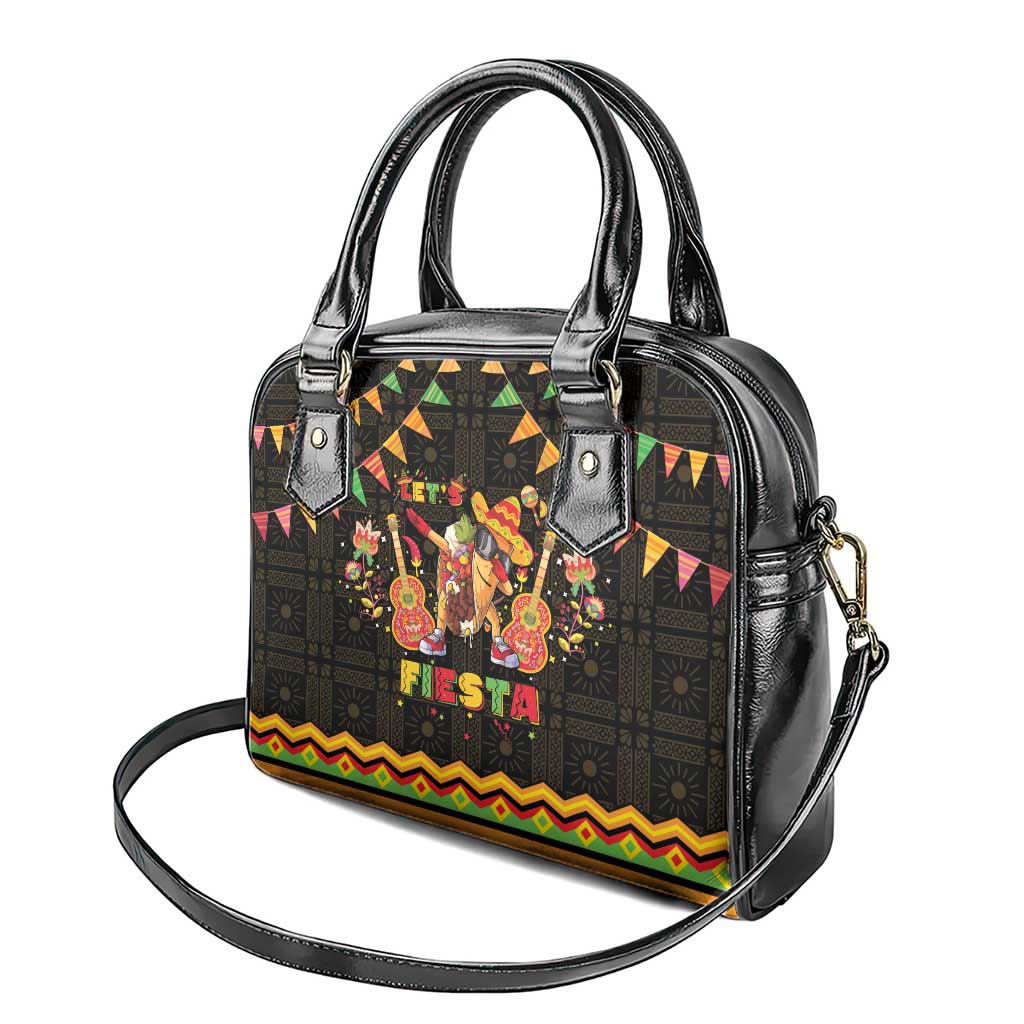 Mexico Cinco De Mayo Shoulder Handbag Let's Fiesta Dabbing Taco LT05