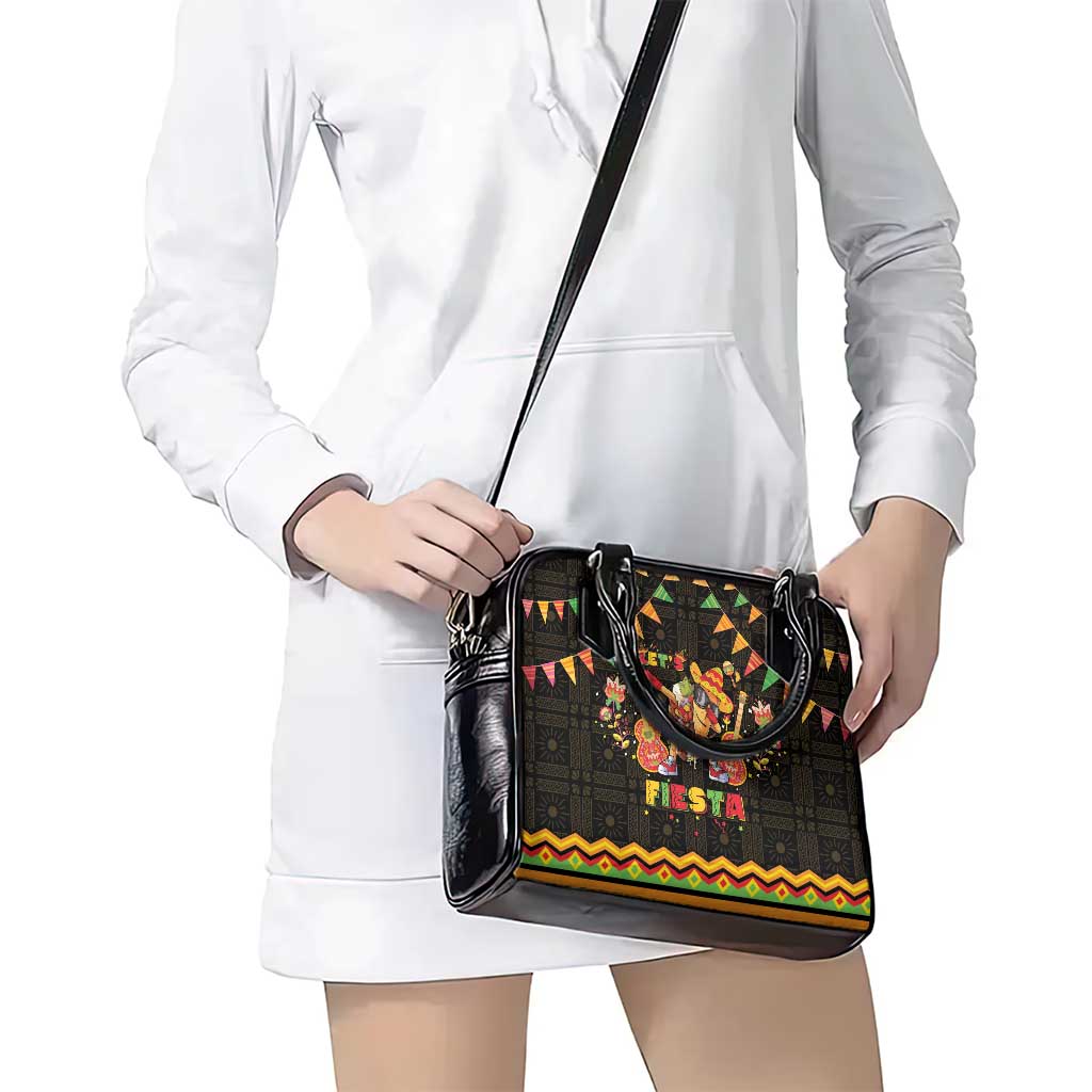 Mexico Cinco De Mayo Shoulder Handbag Let's Fiesta Dabbing Taco LT05