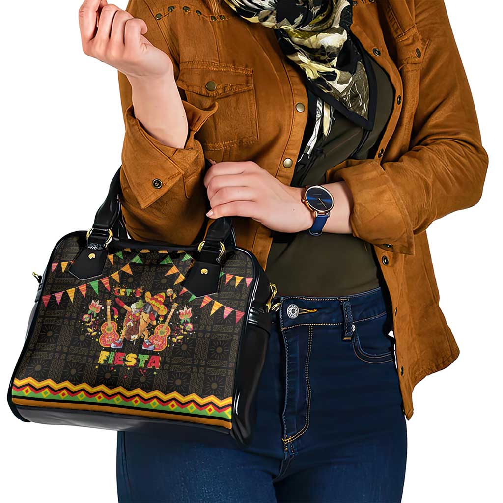 Mexico Cinco De Mayo Shoulder Handbag Let's Fiesta Dabbing Taco LT05